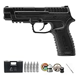 Pistola Gamo P-430 Dual Pack | Pistola de balines (munición Dual: perdigones y Bolas BB's) de hasta 150 m/s semiautomática (CO2) - 3.5 Julios